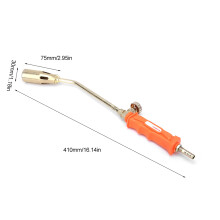 30 mm Düsenspitzflammenwerfer für Flüssiggas, geeignet für Outdoor-Camping und Schweißen