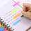 Arrow Shaped Fluorescent Sticky Notes Set, 20 Sheets, Writable, Colorful Index Tabs 8