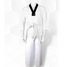 Kids Taekwondo Suit with Belt Breathable Fabric
