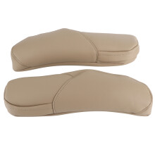 Car Seat Armrest Cover for Honda CRV 2010-2017 Beige Microfiber Leather