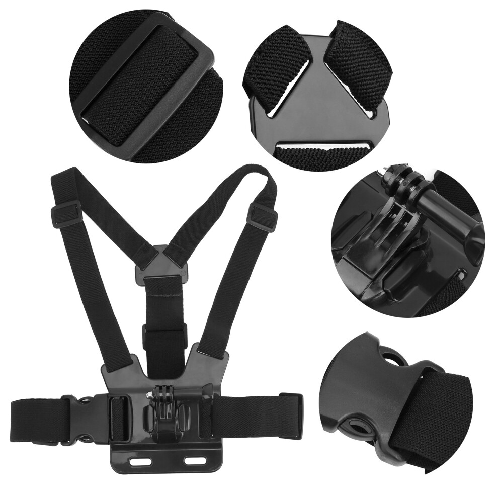 Camera Chest Strap Mount Belt For Dji Osmo Action & Gopro 9 Adjustable Durable 7901392237056