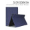 Blue PU Leather Tablet Cover for Tab 16 – Multi-Angle Adjustable Case 3