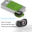 Mini Portable Smartphone Microscope 100X LED Light, 8.6cm, Blue 5