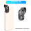 Mini Portable Smartphone Microscope 100X LED Light, 8.6cm, Blue 8