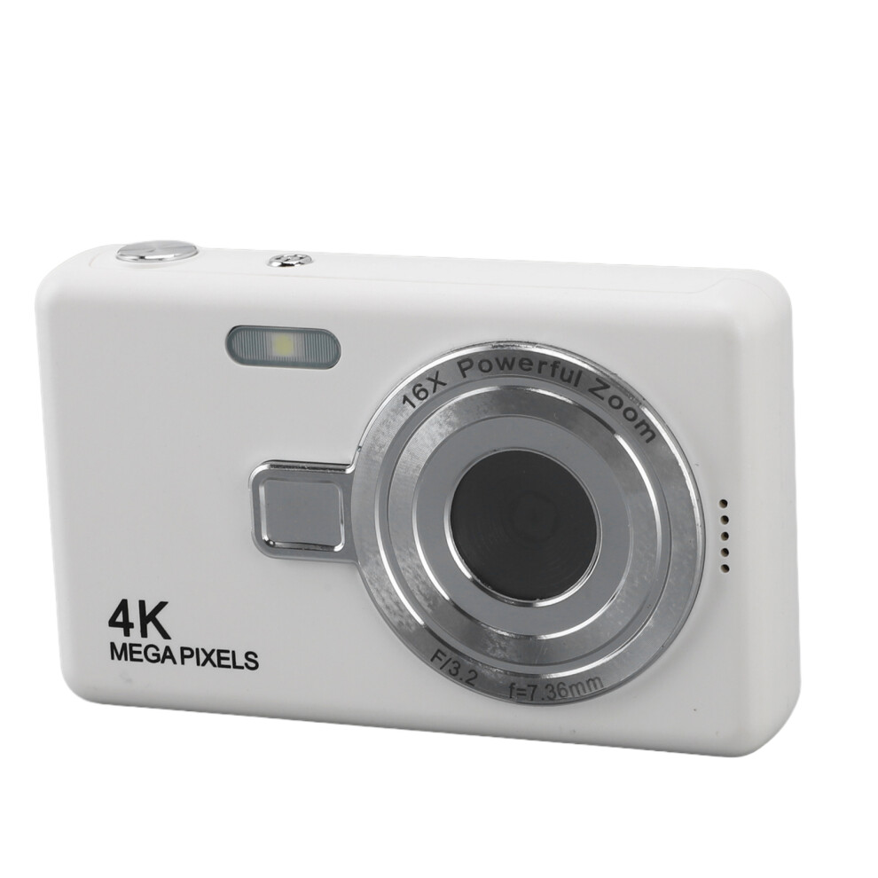 12Mp 1080P Digital Camera 2.4In Tft Screen 16X Zoom Auto Focus White 9371388325346