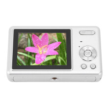 Fotocamera da 12 MP, 1080p, 2,4 pollici, argento, zoom 16x, 128 GB