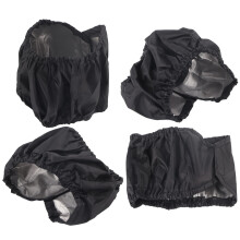 Black Oxford Infant Stroller Wheel Dustproof Cover, S/L Sizes