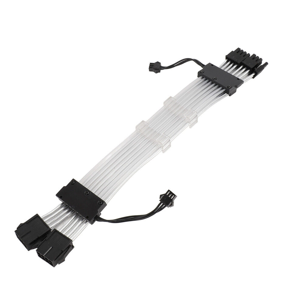 Rgb Psu Cable Kit 2X8 Pin Argb Extension For Pc Chassis Black 7891388326126