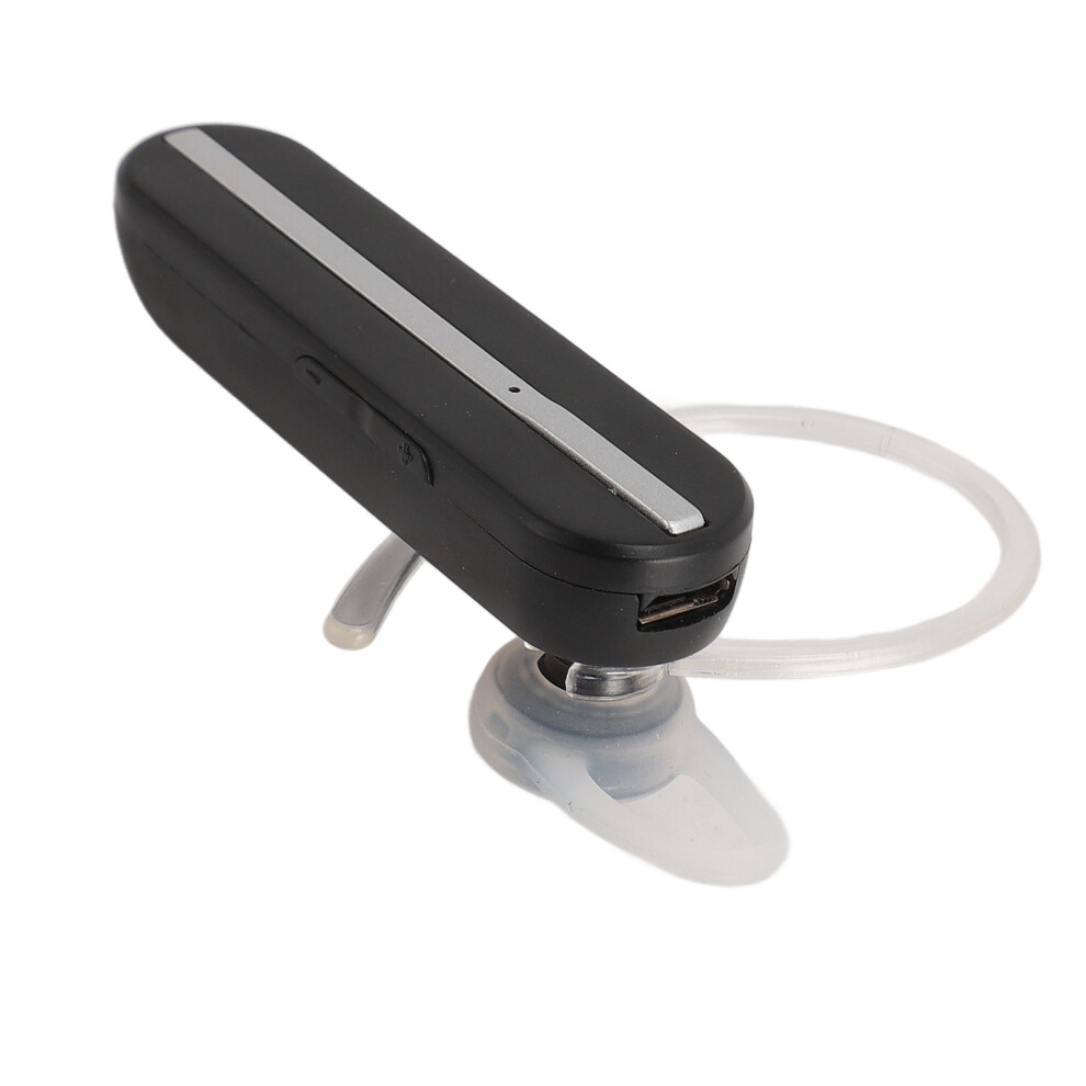 Single Ear Bluetooth Earpiece 5.3 Waterproof 8H Battery Wireless Headset 4901388326071