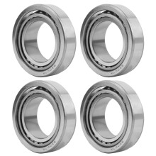 4 Stück Stahl-Tapered-Radiallager 40 mm x 60 mm Tiefenrinne Set