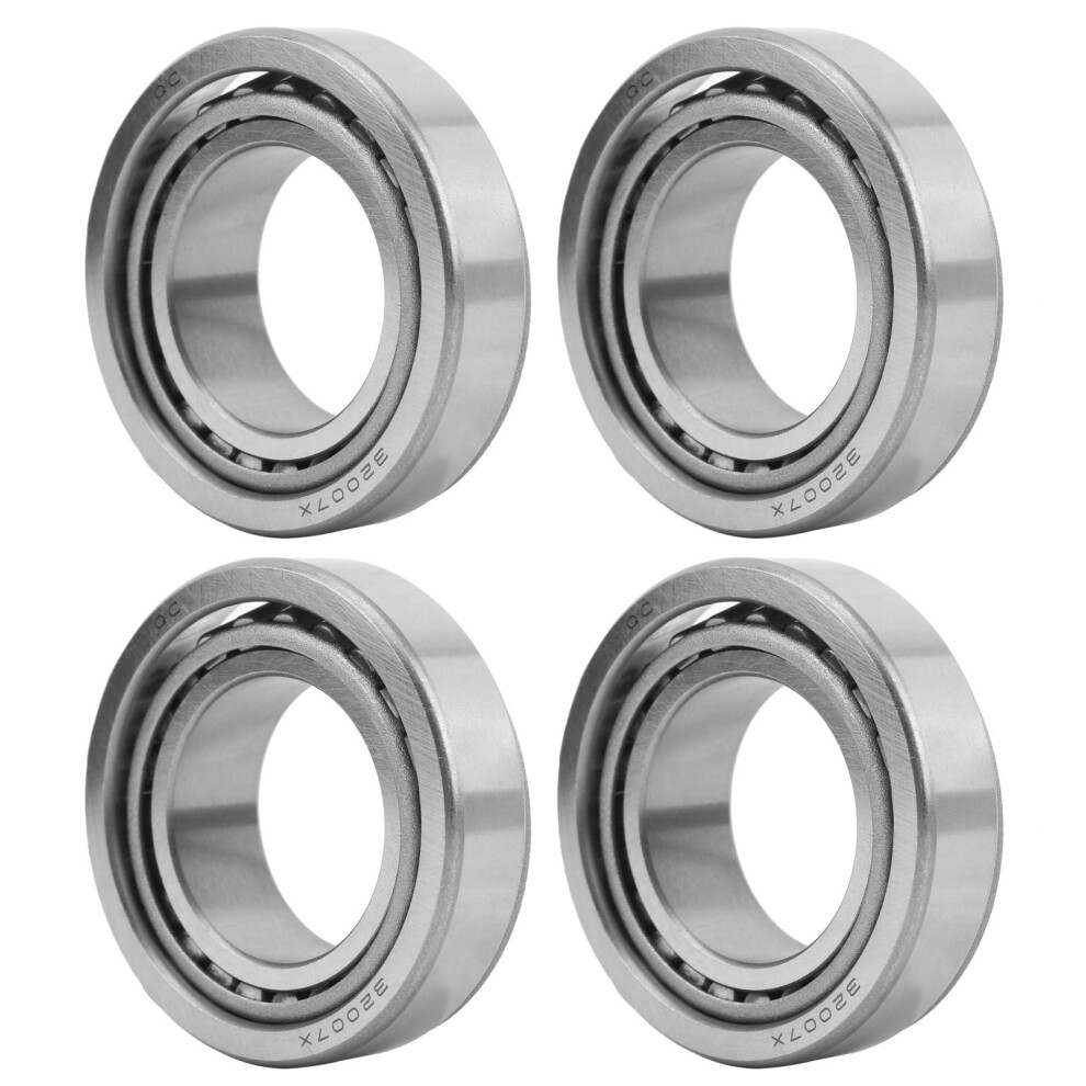 4Pcs Tapered Roller Bearings 32007 2007107 Steel 40Mmx60mm 4621388326870