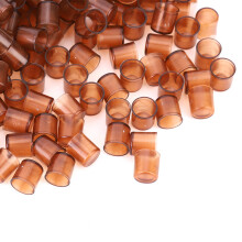 1000PCS Brown Plastic Queen Cell Cups for Beekeeping - Safe & Durable