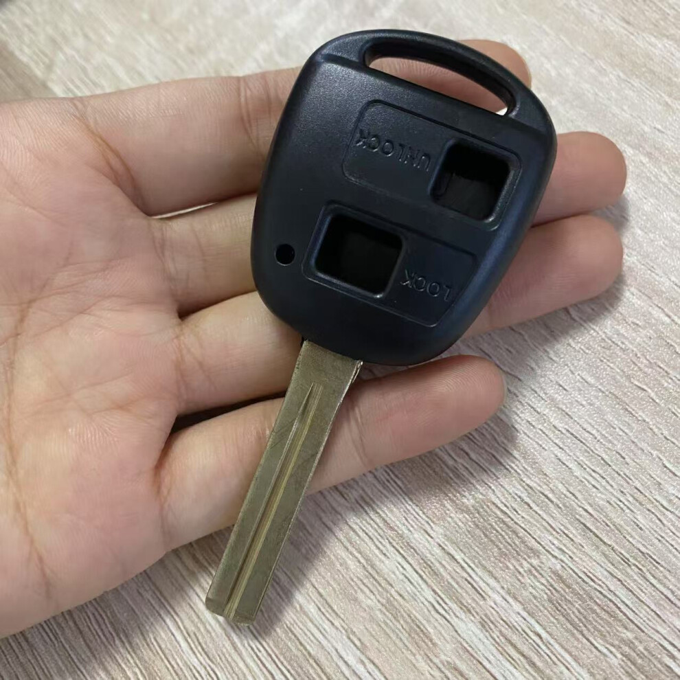 Replacement Remote Key Shell 2 Buttons Toy48 Uncut Blade For Toyota Land Cruiser Lexus Remote Case 40Mm 6935161662214