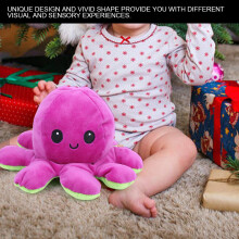 Double-Sided Octopus Soft Toy