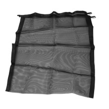 Cancello pieghevole nero in rete per animali domestici, per scale e porte, 72x180cm