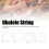 4Pcs Nylon Ukulele Strings White High-Quality Sound Suitable for Replacement 7