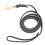 Leather Dog Training Leash 210x1.2cm Black Cowhide 11