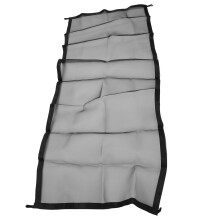 Pet Mesh Gate Foldable Black 72 x 180 cm Stairs