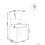 Beliani Set of 2 Dining Chairs CASEY Fabric Light Grey 3