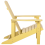 Beliani Garden Chair ADIRONDACK Yellow 6