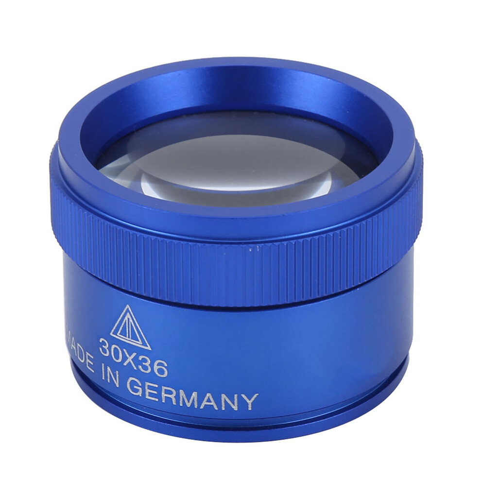 Blue Jewelry & Coin 30X Magnifier Handheld Portable Loupe In Easy To Use