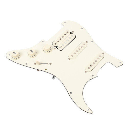 E-Gitarren Schlagbrett Weiss SSH19