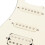 E-Gitarren Schlagbrett Weiss SSH19 6