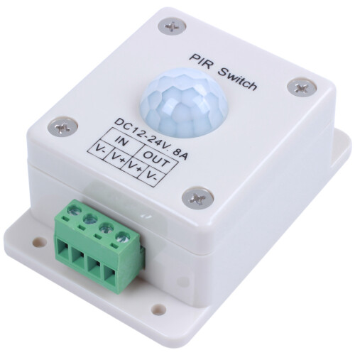 LED-Belysning Motion Activated Sensor  12 Volt  Passiv Ljuskontroll