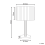 Beliani Table Lamp BELESSA Linen Light Beige 3