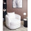Beliani Swivel Armchair ANDALEN Fabric White 2