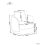 Beliani Swivel Armchair ANDALEN Fabric White 3