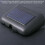 Solar Power Digital Car Clock 12.5x8cm Green Blue White Red LED 6