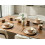 Beliani Set of 16 Dinnerware NUTMEG Stoneware Brown 2