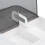 Large Double Layer Office Storage Box White ABS 21x28.4x21.9cm 6