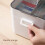 Large Double Layer Office Storage Box White ABS 21x28.4x21.9cm 9