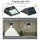 Solar Sensor Wall Lamp 20LED, 120 PIR, 3.7in, Black 10
