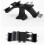 Multifunction Fixed 3-Slot Finder Scope Dovetail Mount for Telescopes Black 3