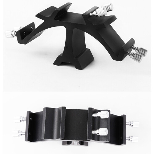 Multifunction Fixed 3-Slot Finder Scope Dovetail Mount for Telescopes Black 2