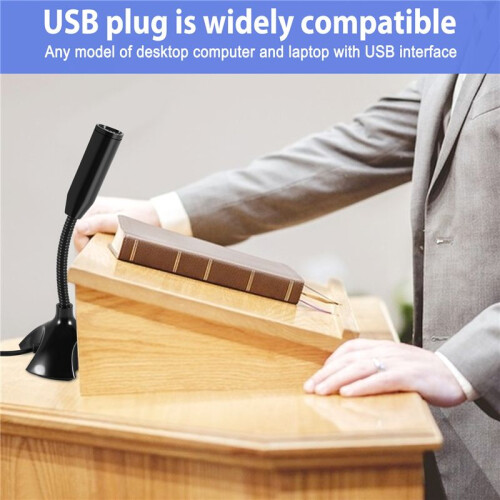 USB Microphone Web Flexible Noise Canceling Mic For  PC Computer Laptop Stand 1