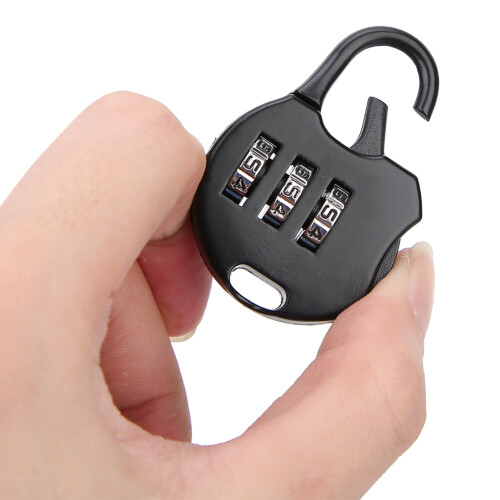 Portable 3 Digit Password Padlock for Backpack Anti Theft Lock 6pcs Australia 1