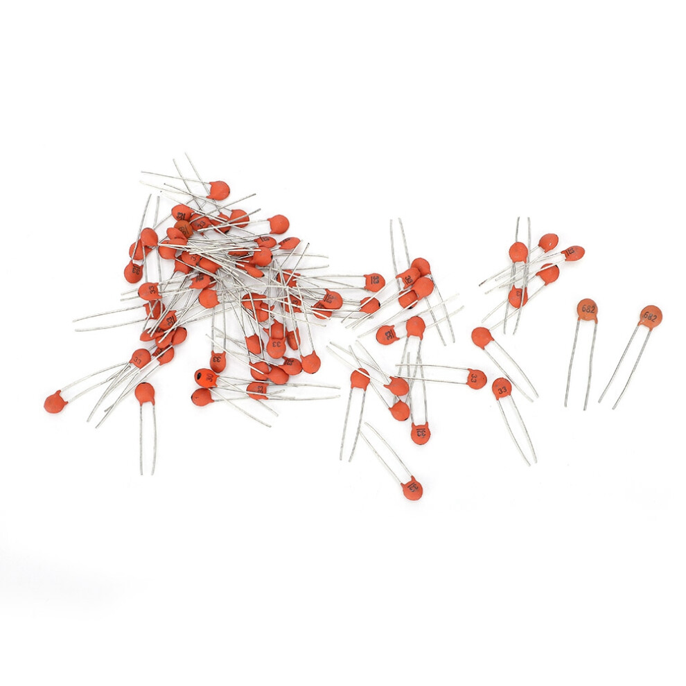 3600Pcs Ceramic Capacitor Kit 1Pf-100Nf 50V Axial Low Frequency 7891392299751
