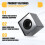 10Pcs Microphone MarkFlag Mic Station- Square Interview Box Stand Flags Shaped Holder Reporter Injection,Black 5