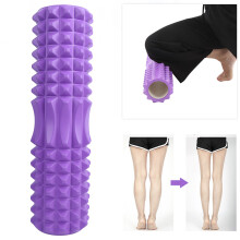 Lila EVA-Schaum Yoga Rolle 955g Muskelmassage Faszienrolle
