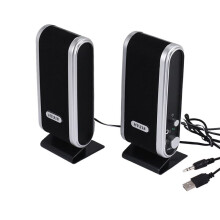 NEW 120W USB Power Desktop Computer Notebook Audio Speaker 3.5mm Earphone Jack