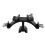 Multifunction Fixed 3-Slot Finder Scope Dovetail Mount for Telescopes Black 1