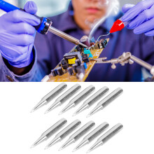 10pcs Copper Soldering Iron Tips 900M-T-1.6D Welding Tool Accessories
