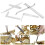 6Pcs Silver Saxophone Repair Tools Set for Wind Instruments, Sizes Included 1