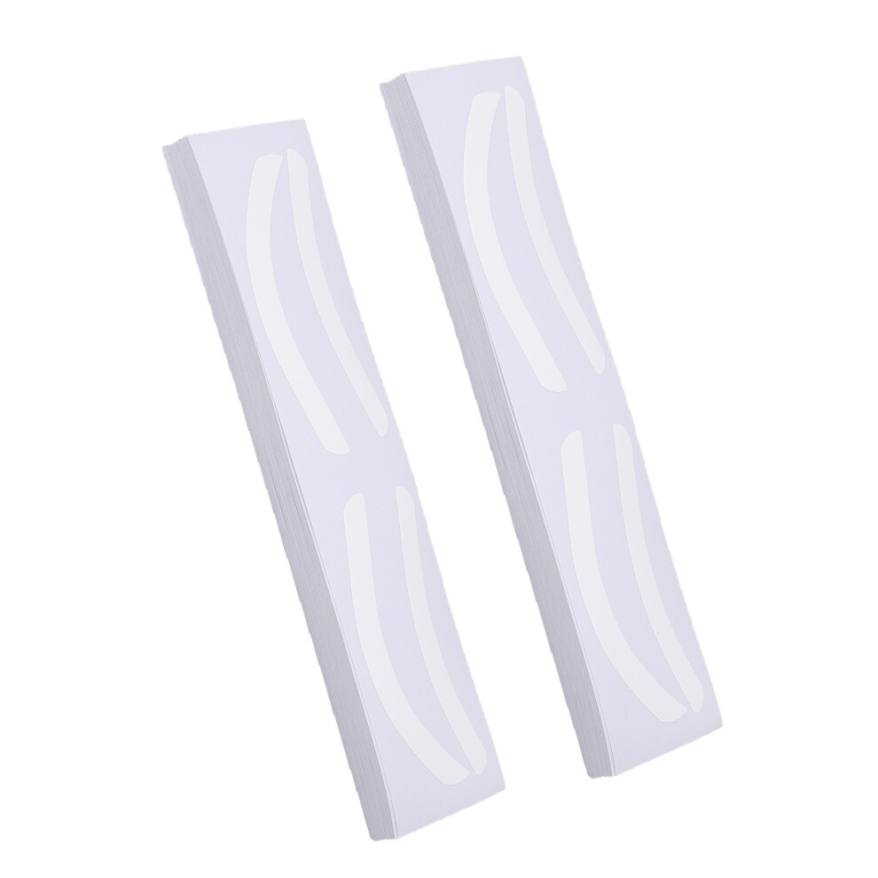 Disposable Eyebrow Stencils 100 Sheets Hygienic Microblading Templates C Type