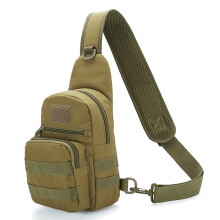 Men Women Camouflage Chest Bag 9.8"x6.7"x3.9" Large Capacity Sport Pack