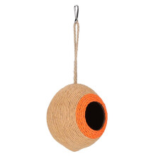 Natural Coconut Bird Nest & Hamster Breeding Toy – 6cm Entrance